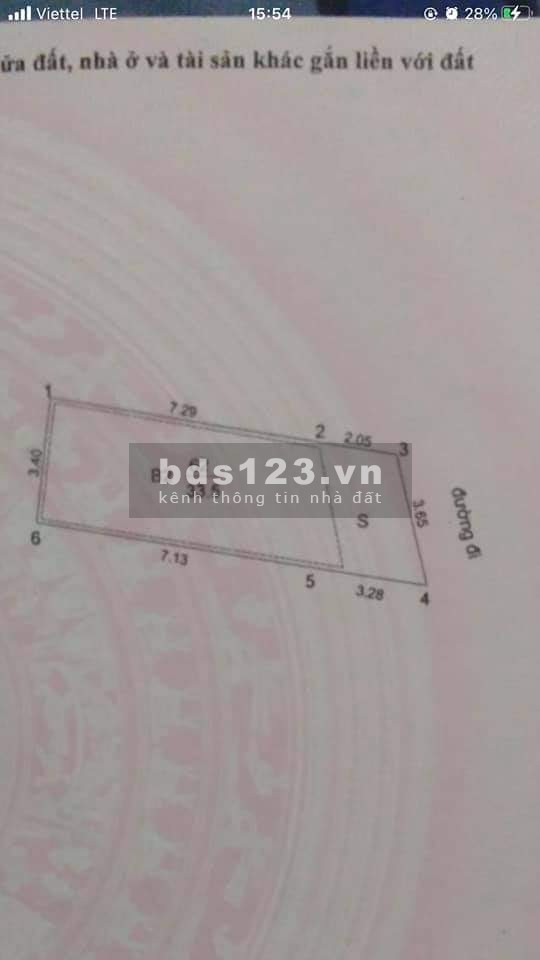 Cần Bán Nhà Phố Trương Định diện tích 34m2, 5 tầng đúc, gần ngã tư Mơ, sổ đỏ chính chủ