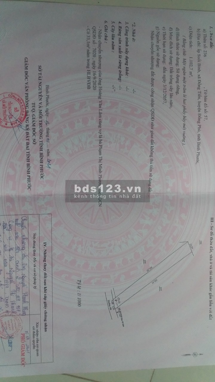 Bán nhanh 2 sào đất đường thông dân cư bao quanh. Sổ sẵn, tiện đầu tư