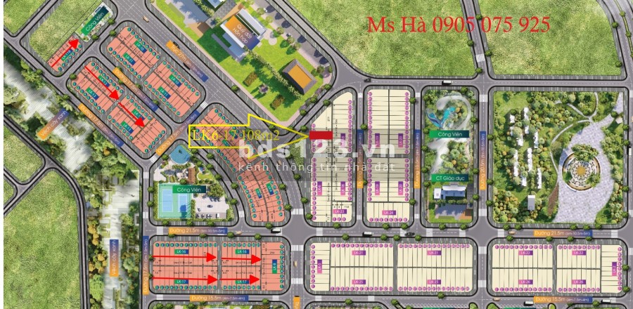 Chỉ Còn 1 Lô Ngoại Giao 108m2 trục đường 27m, quy hoạch điện âm, gần Sông, gần Biển