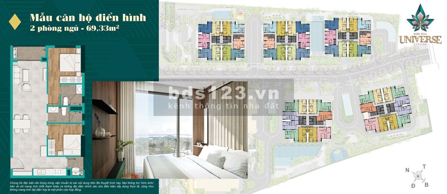 UNIVERSE COMPLEX BIÊN HÒA, CĂN HỘ CAP CẤP 71M2 GIÁ CHỈ 2T3, CHIẾT KHẤU KHỦNG LÊN TỚI 7% DUY NHẤT TRONG THÁNG 7