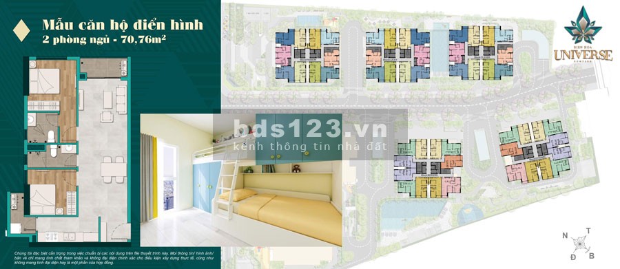 UNIVERSE COMPLEX BIÊN HÒA, CĂN HỘ CAP CẤP 71M2 GIÁ CHỈ 2T3, CHIẾT KHẤU KHỦNG LÊN TỚI 7% DUY NHẤT TRONG THÁNG 7