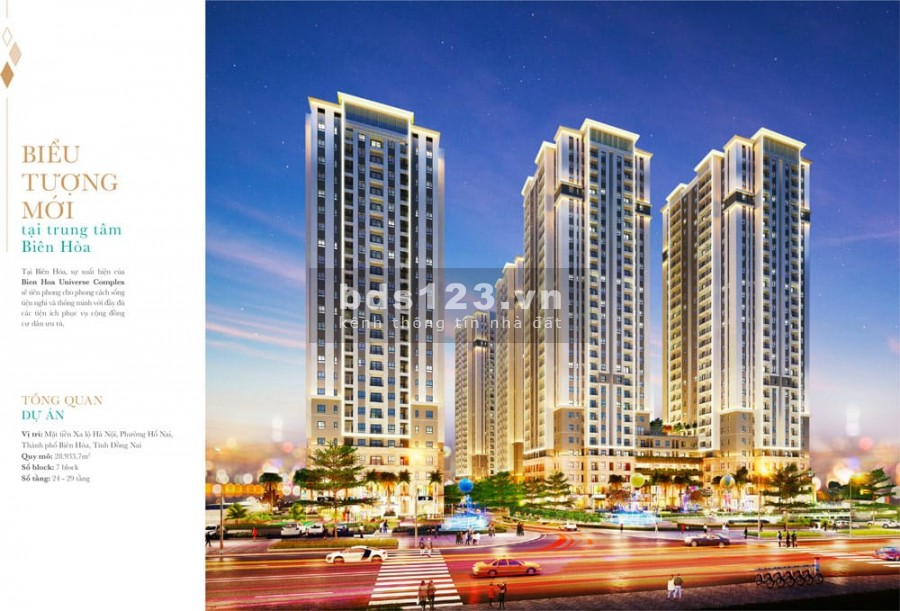UNIVERSE COMPLEX BIÊN HÒA, CĂN HỘ CAP CẤP 71M2 GIÁ CHỈ 2T3, CHIẾT KHẤU KHỦNG LÊN TỚI 7% DUY NHẤT TRONG THÁNG 7