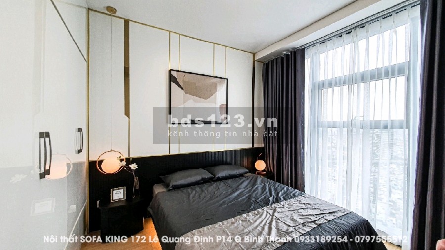 Cho thuê CH 1PN , nội thất cực sang chảnh, view sống ảo mê li tại Sunwah Pearl