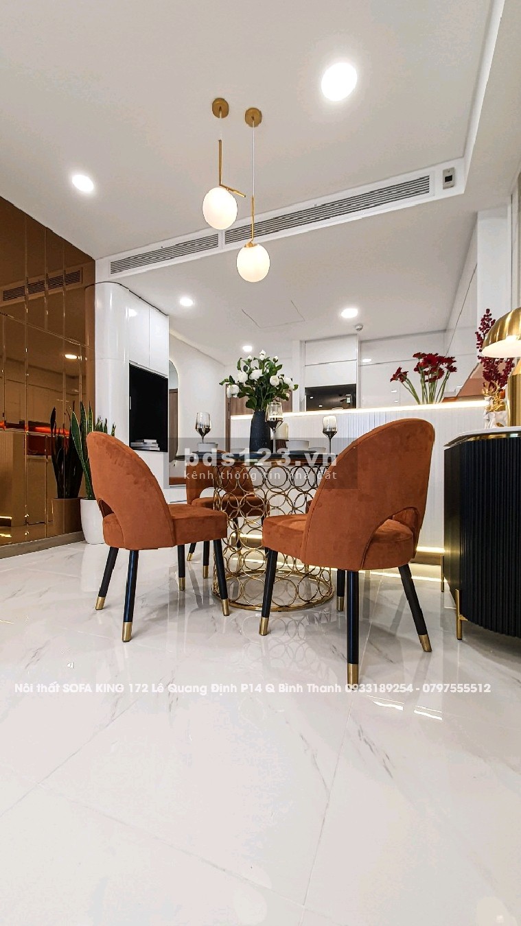 Cho thuê CH 1PN , nội thất cực sang chảnh, view sống ảo mê li tại Sunwah Pearl