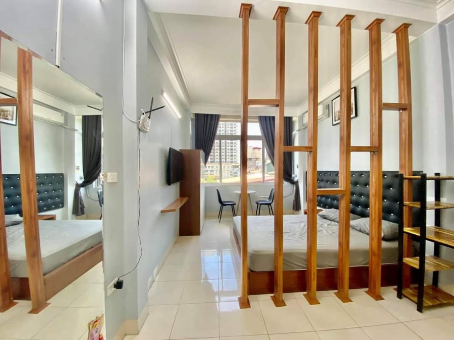 Bán nhà cho thuê Mỹ Đình full nội thất cao cấp, dt 45m2, 5 tầng, 9 phòng nhỉnh 5 tỷ