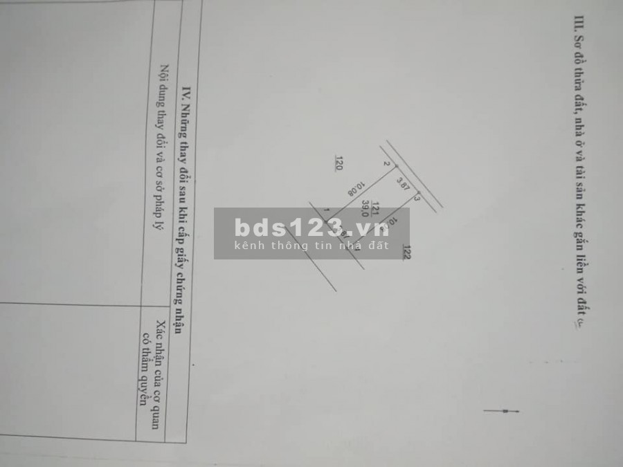 Bán đất Mỗ Lao Hà Đông, ô tô đỗ cửa dt 39m2 mt 3,9m giá 4,6 tỷ Lh 0379283456