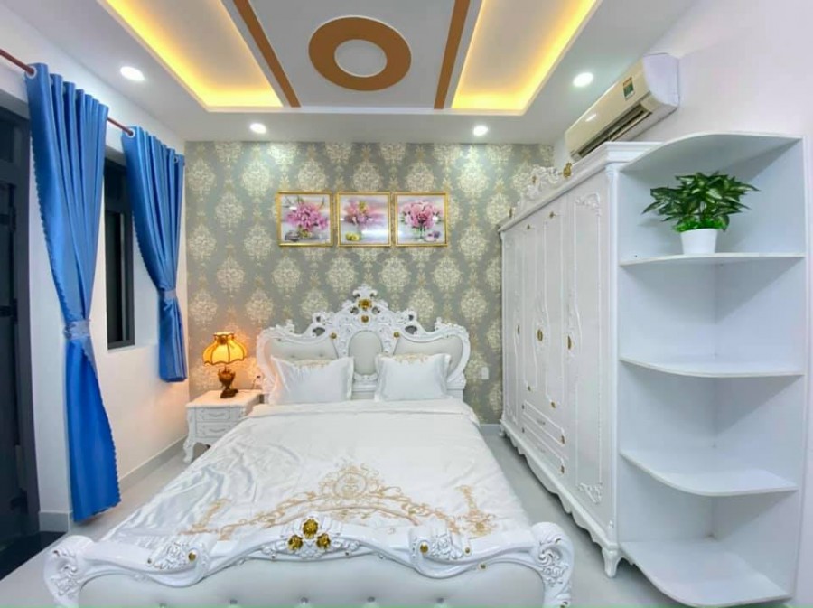Bán nhà nguyên căn mới đẹp 65m2, đúc 5 tầng, giá 6.5 tỷ, Phạm Văn Chiêu, Gò Vấp