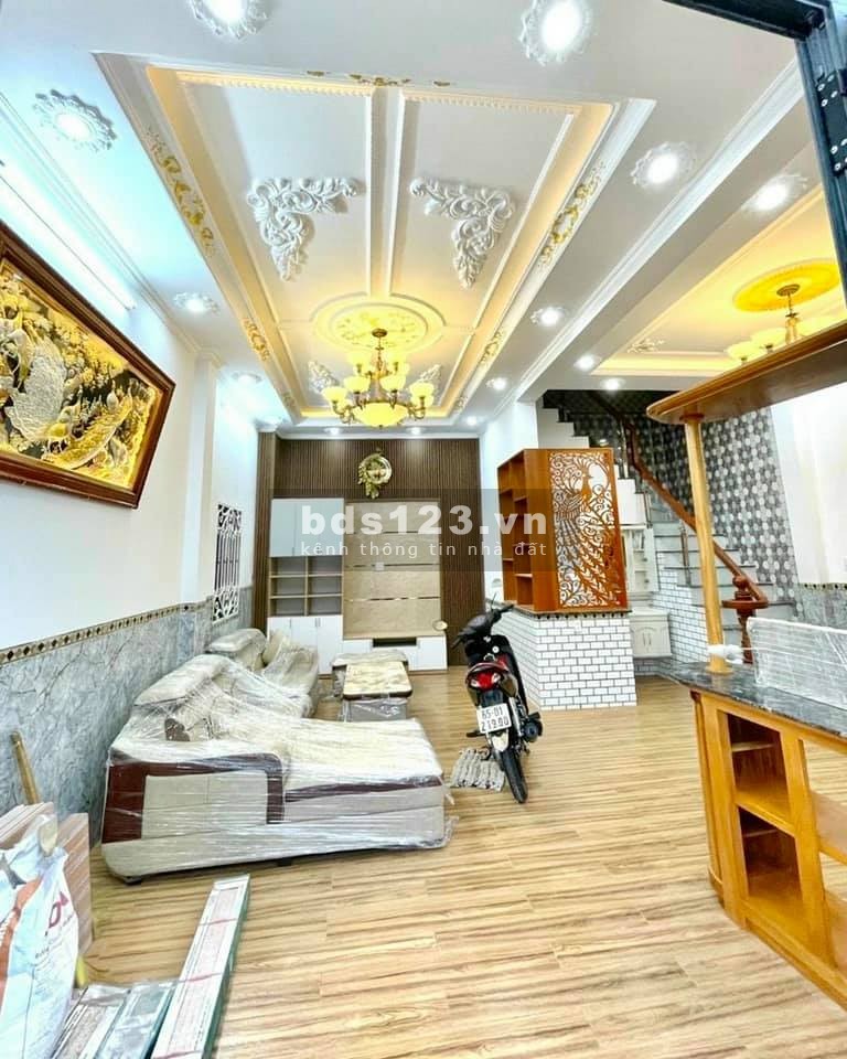Bán nhà lầu hẻm liên tổ 3-4 Nguyễn văn Cừ thổ cư hoàn công 55m2 giá 3.45 tỷ, ô tô tới nhà