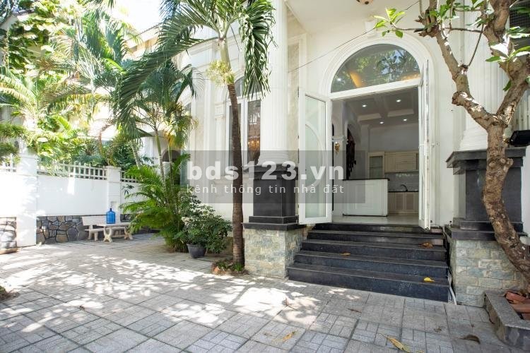 Cho thuê villa sân vườn trệt 2 lầu 3PN có NTCB nội bộ Trần Não