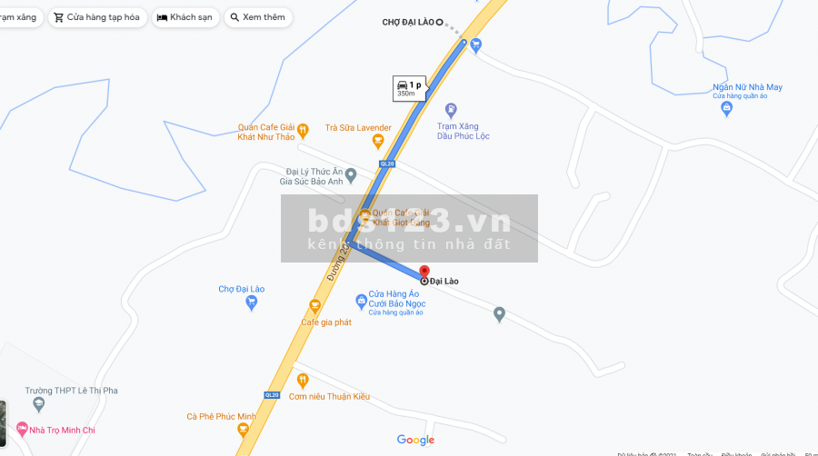 Bán đất diện tích 180m2 đất tại thành phố Bảo Lộc, Lâm Đồng, giá 1.25 tỷ