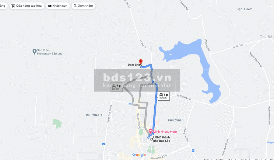 Bán 332 m2 đất xây Homestay tại TP Bảo Lộc, Lâm Đồng