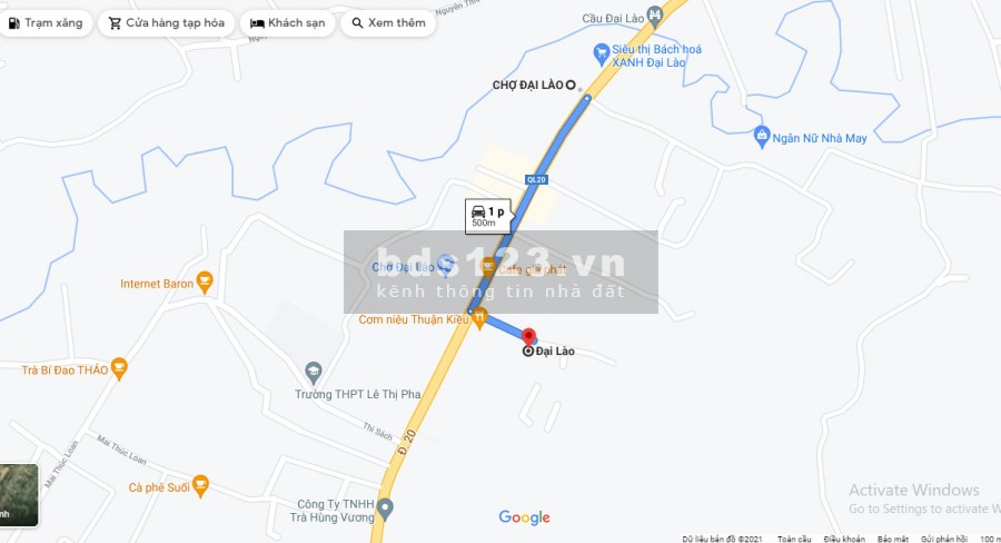Bán ngôi nhà nghỉ dưỡng tại TP Bảo Lộc, Lâm Đồng, phát lí sổ riêng