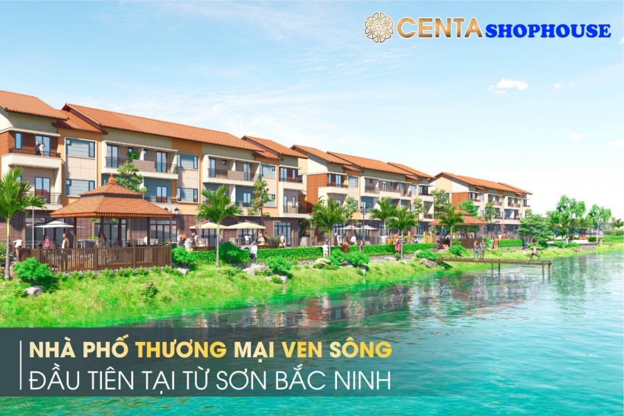 Shophouse ven sông đẳng cấp trung tâm vùng Thủ Đô, tiện ích đủ