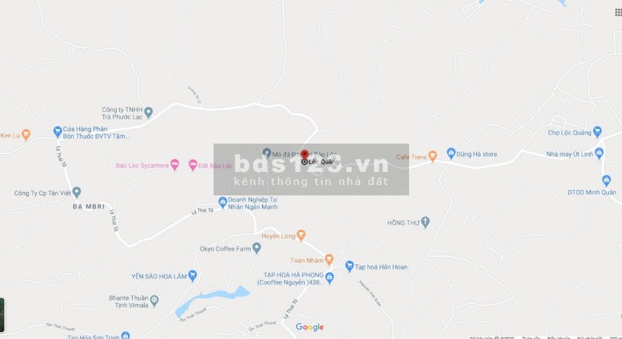 Bán 4.488 m2 đất trồng cây lâu năm tại thành phố Bảo Lộc, giá 7.5 tỷ