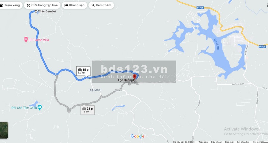 Bán 4.488 m2 đất trồng cây lâu năm tại thành phố Bảo Lộc, giá 7.5 tỷ