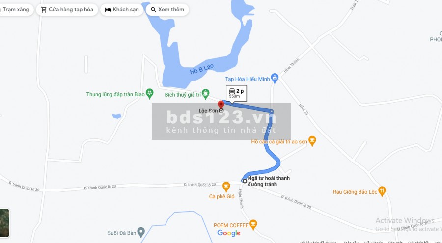 Bán 422 m2 đất có thổ cư tại TP Bảo Lộc, Lâm Đồng, giá bán 2.2 tỷ, lh 0918828808