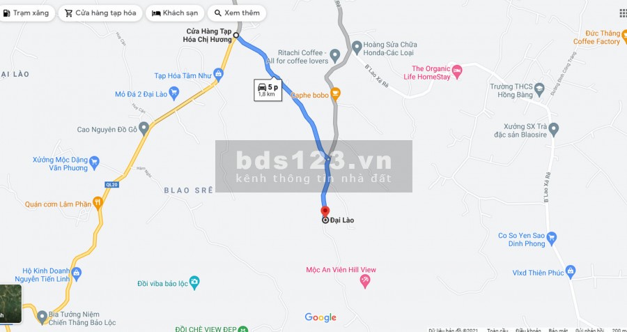 Bán 2.059m2 đất mặt tiền đường lớn tại TP Bảo Lộc, Lâm Đồng