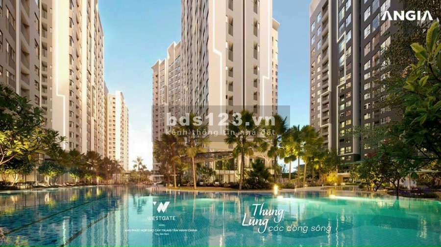 Bán gấp căn hộ West Gate Park độc tôn cao cấp khu Tây Sài Gòn, lhcc tiện ích đầy đủ