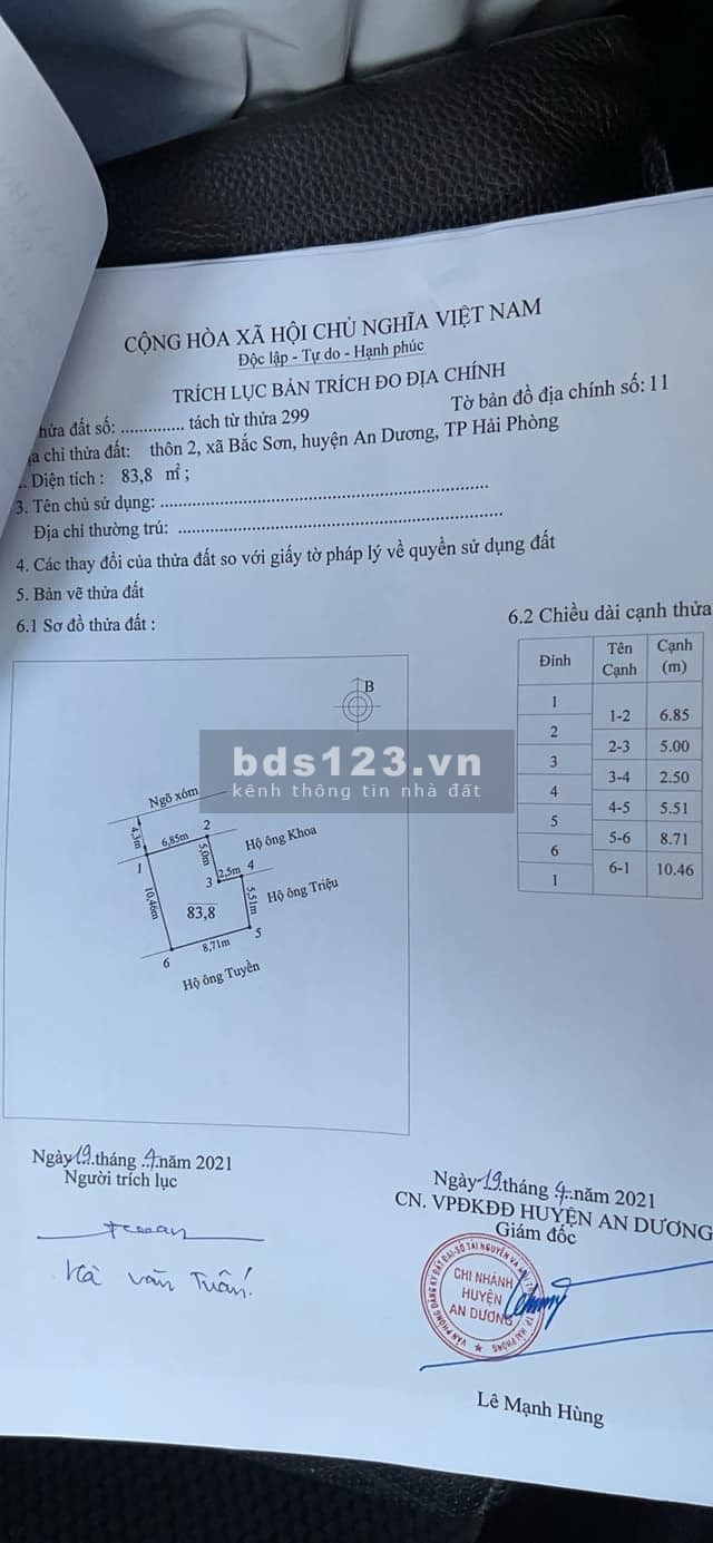 Sản phẩm đẹp hạ giá Thôn2 Bắc Sơn, An Dương, Hải Phòng, giá hấp dẫn