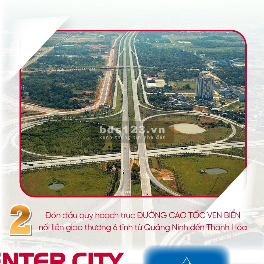 Tâm điểm vàng kết nối Tiền Hải Center City, giá bán 22.5 triệu/m2, chính chủ