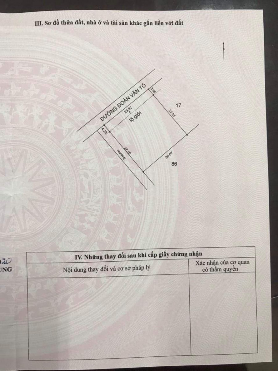 Bán đất 30x31=934m2, giá 4.5 tỷ tại Cù lao Dung, Sóc Trăng, lhcc