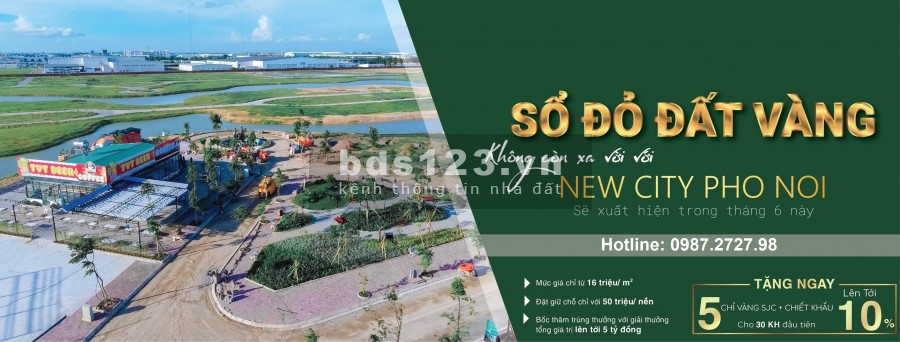 Tối cần bán mảnh đất nhìn sang vườn hoà new City phố Nối, giá 1.3 tỷ