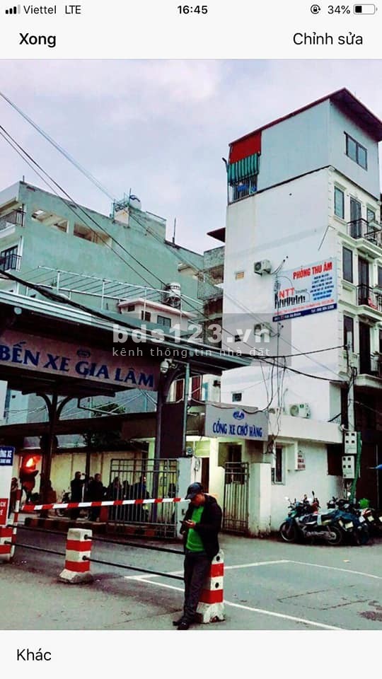 Hot. Cần bán nhà phố Ngô Gia Khảm, gần bến xe Gia Lâm 6T, MT 4,3m