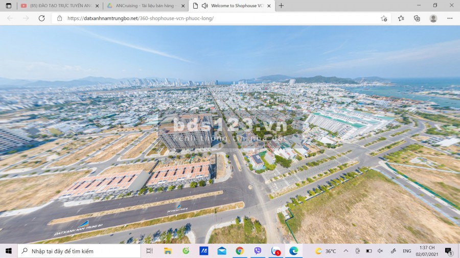 Nhà phố kinh doanh ở khu đô thị VCN Phước Long 2 mặt đường 45m