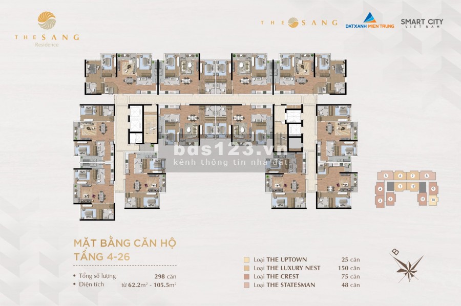 Muốn Khẳng Định Giàu Sang, Vào Ngay Căn Hộ Cao Cấp The Sang !!!