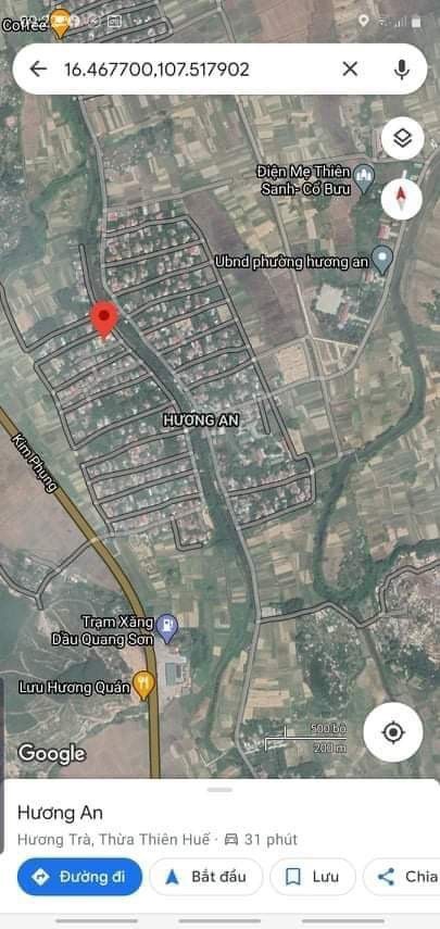 Cần bán lô đất Hương An. Gần khu quy hoạch ÂN Nam, Giá 750tr, đất ở tại đô thị