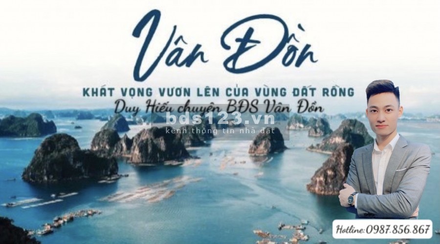 Đất nền mặt biển vịnh Bái Tử Long trung tâm Vân Đồn cửa ngõ đón đầu cao tốc, sân bay, giá chỉ từ 29-33tr/m2