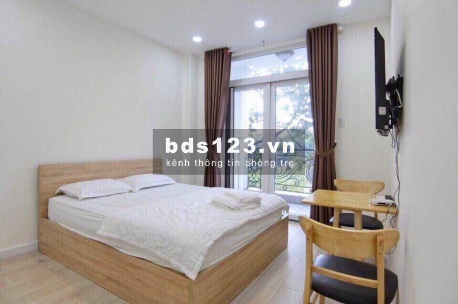 Cho thuê căn hộ dịch vụ 1PN ngay trung tâm Quận, đầy đủ nội thất, lhcc