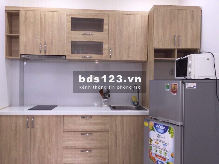 Cho thuê căn hộ dịch vụ 1PN ngay trung tâm Quận, đầy đủ nội thất, lhcc