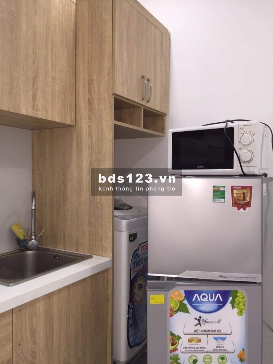 Cho thuê căn hộ dịch vụ 1PN ngay trung tâm Quận, đầy đủ nội thất, lhcc