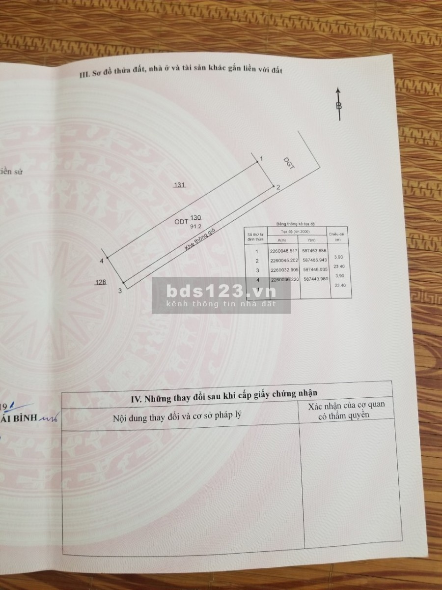 Bán đất tại tổ 17 phường Trần Lãm, TP Thái Bình, Thái Bình, lh 0392932654