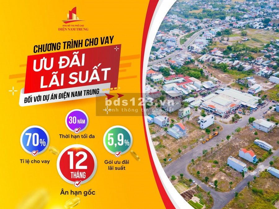 Bán đất khu phố chợ Điện Nam Trung giai đoạn, sổ chính chủ, chiết khấu cao