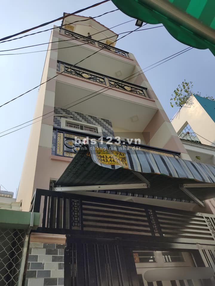 [Bán nhà] Miếu Gò Xoài Bình Tân, dt 64m2 (4x16m), 3 tầng, hẻm xe hơi, nhà đẹp, sổ hồng.