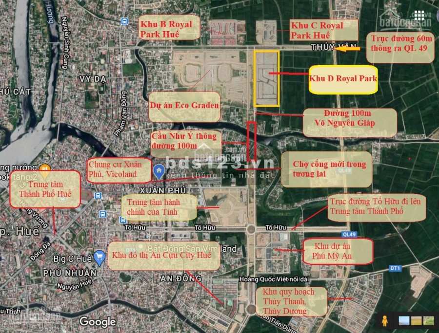 Tâm điểm đô thị Huế: Shophouse An Cựu City, ngân hàng hỗ trợ 70%, sổ chính chủ