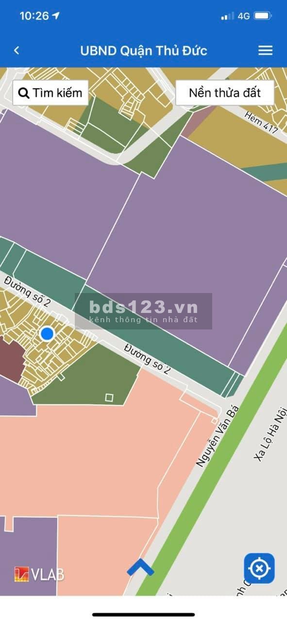 Bán nhà đường số 2, Trường Thọ 1 trệt 1 lầu giá bán nhanh chỉ 1.45 tỷ