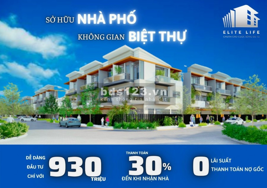 Chỉ cần 930tr sở hữu ngay nhà phố 1 trệt 2 lầu ngân hàng hỗ trợ vay đến 70%