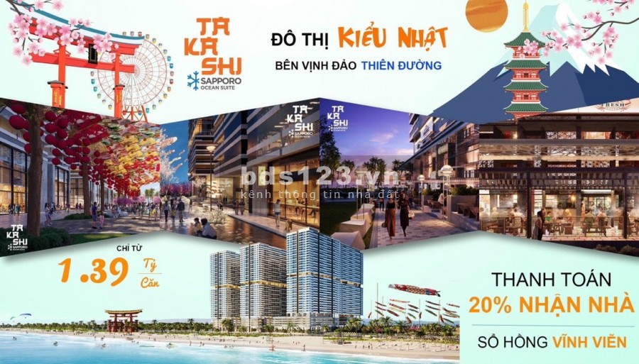 Căn hộ biển Takashi Ocean Suite Quy Nhơn, liên hệ 0936666486, giá 30 triệu/m2