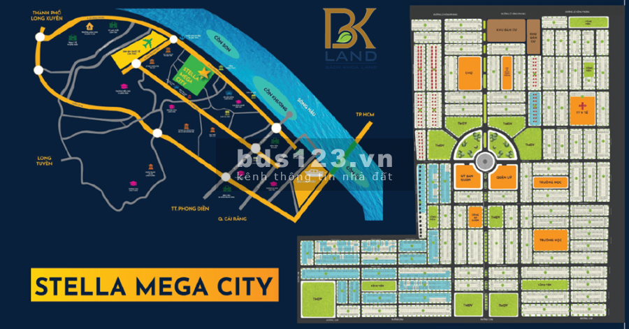 Cần bán gấp nền giá rẻ ở cần thơ, liên hệ 0586208565, dự án Stella Mega City