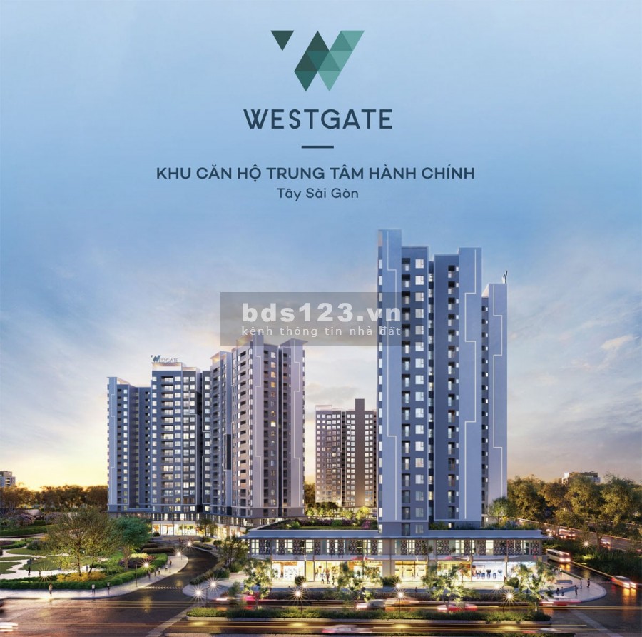 Căn hộ Bình Chánh - West Gate có giá chỉ từ 699 triệu, view công viên cực kì đẹp, giá tốt