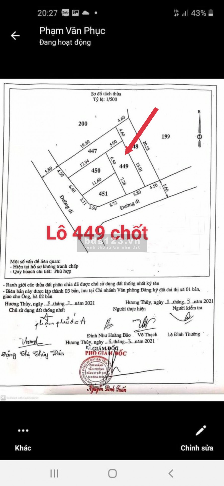 Bán 2 Lô đất kiệt ÔTô Đường Thái Thuận, Thủy Lương, Hương Thủy Sạch sẽ Cam kết đúng giá