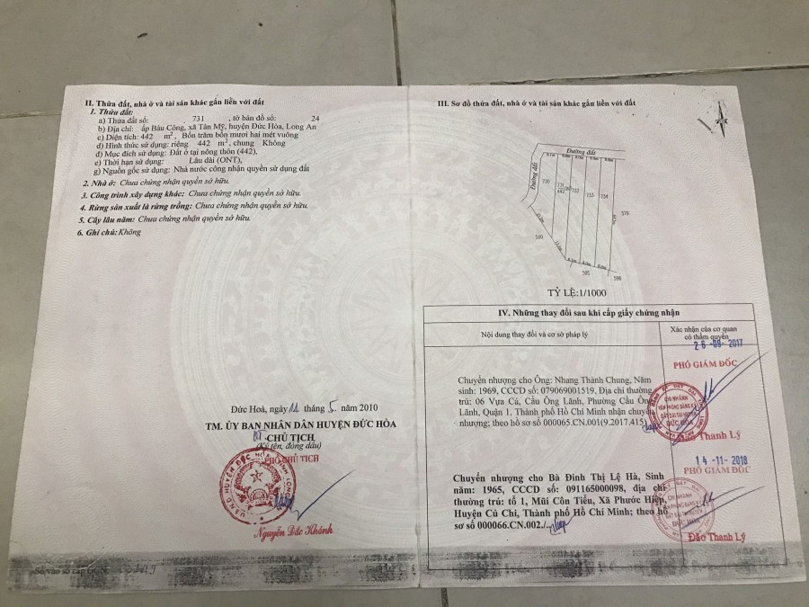 Chính chủ cần bán lô đất tại Xã Tân Mỹ huyện Đức Hòa Tỉnh Long An, giá bán 3.5 tỷ