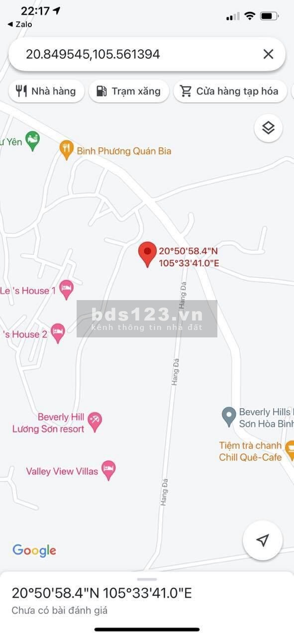 Bán đất cư Yên Lương Sơn Hòa bình giá đầu tư, sẵn nhà cấp 4 mái thái