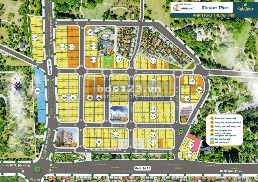 Epic Town phân khu đẹp nhất tại Điện Thắng gần trạm thu phí, giá chỉ 14 triệu/m2, chính chủ