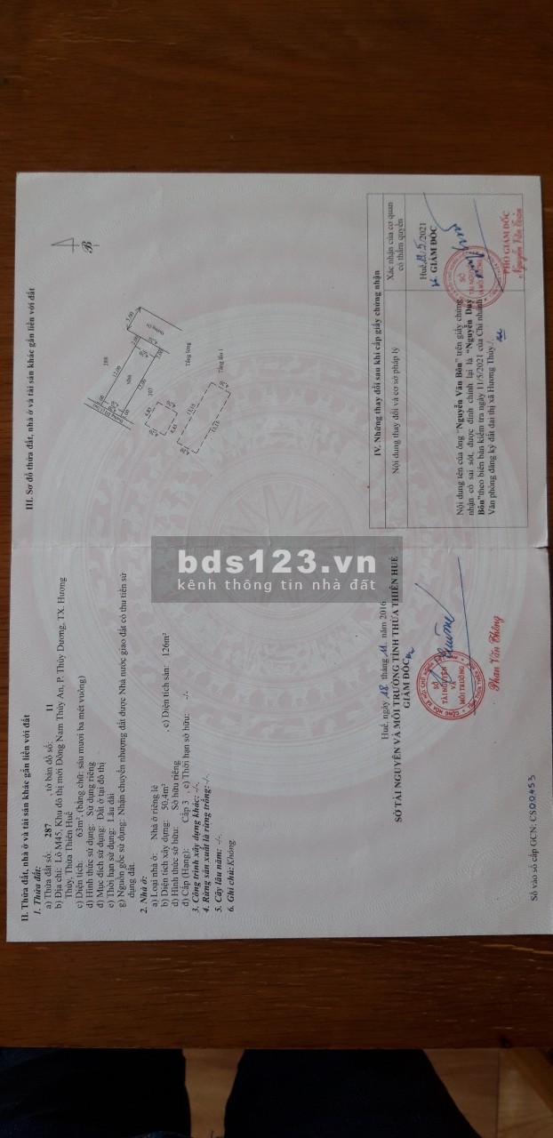 Bán nhà nguyên căn 2.5 tầng, khu đô thị Đông Nam Thuỷ An, giá chỉ 2.35 tỷ