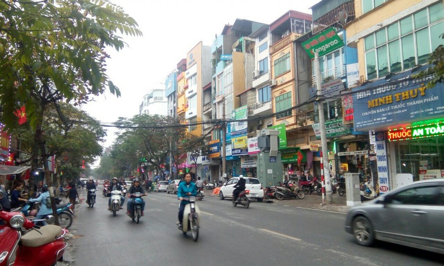 Nhà 100m2 mặt phố Duy Tân Cầu Giấy kinh doanh nhà hàng 25 tỷ.
