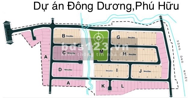 Chủ đất gửi bán những nền đất cực đẹp dự án cty Đông Dương, Phú Hữu, Quận 9, mức giá tốt nhất